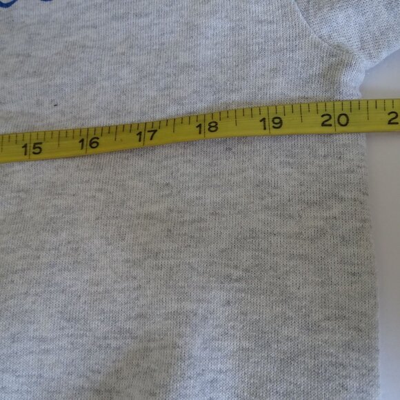 Vtg Delta Carquest Bowl Sweatshirt Women Men Size L Heather Gray Made in USA - Picture 7 of 12